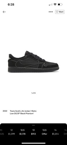 Sneakers travis scott - travis, nere