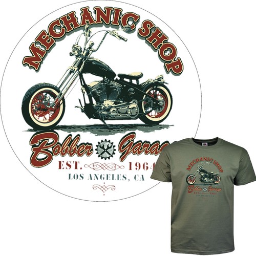 Chopper bikerstyle shirt - chopper, t-shirt