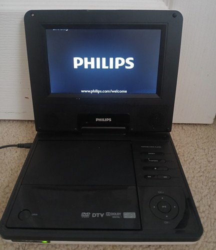 Lettore dvd portatile - portatile, philips