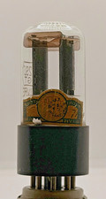 12SL7 GT FIVRE  BLACK PLATE D