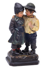 Antica statuina in terracotta