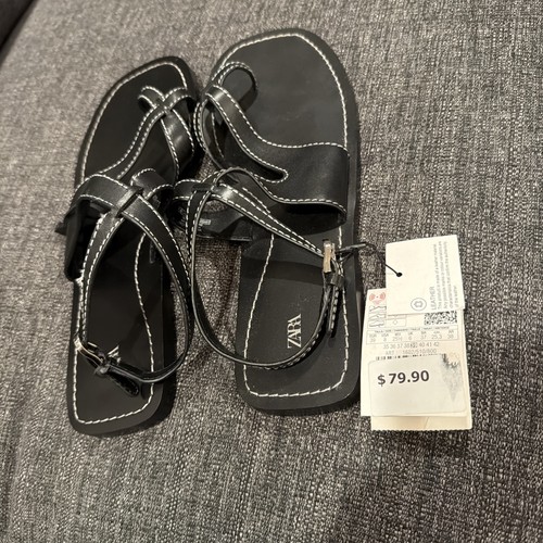 Zara leather sandali donna - zara,