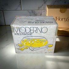 Vintage Moderno 14 Piece Punch
