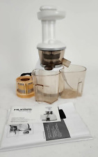 Estrattore elettrico lento di succhi Hurom HU-300 Bianco occasione salute-465)