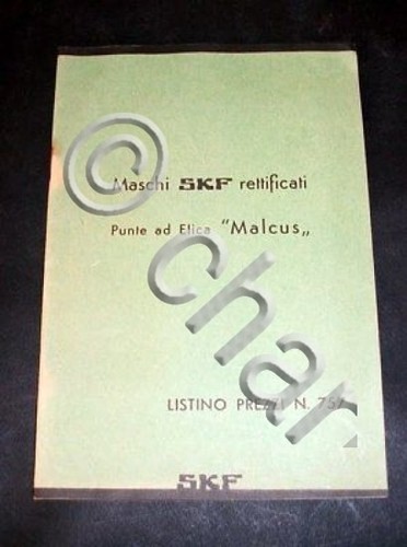 Catalogo listino skf - listino,