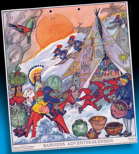 Antico calendario dell avvento - antico, dell'avvento