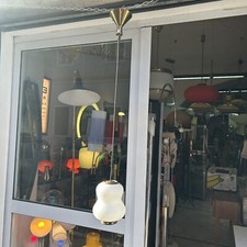 LAMPADA A SOSPENSIONE 50s STILNOVO MILANO ITALIAN DESIGN CHANDELLIER