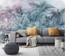 Carta da parati 3D foglie