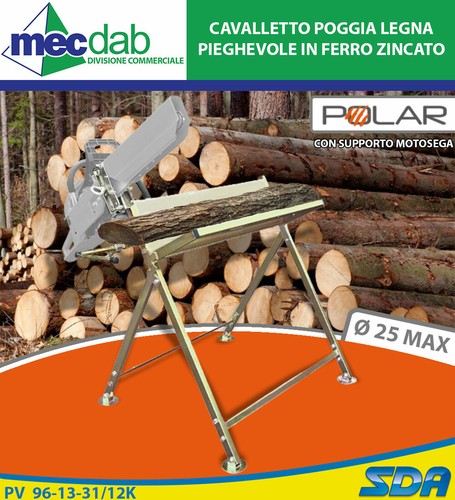 Cavalletto poggia legna - cavalletto,