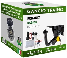 Gancio Verticale Estraibile