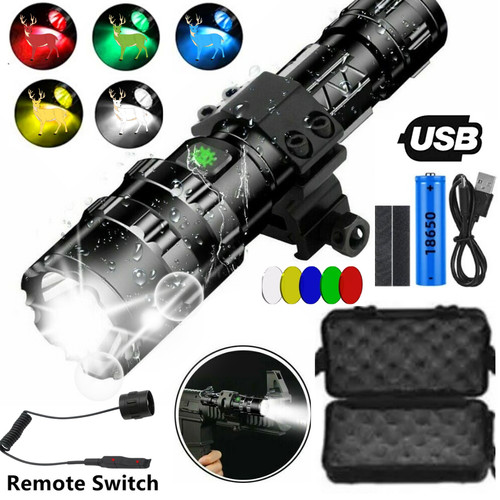 Linterna recargable 18650 kit - recargable,