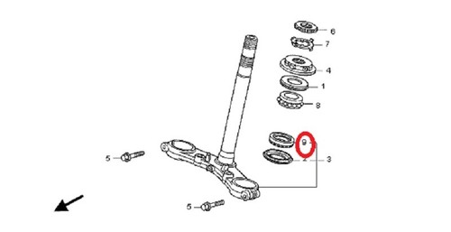 91016 kt8 005 cuscinetto - 91016-kt8-005,