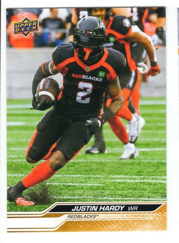 2024 cfl justin hardy - ud, card