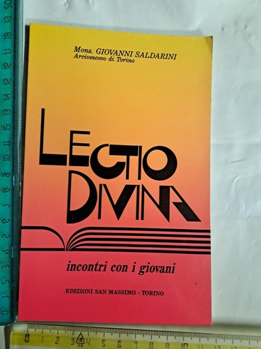 Giovanni saldarini lectio - saldarini,