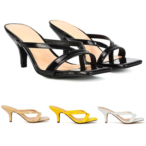 Sandali donna tacco basso slip