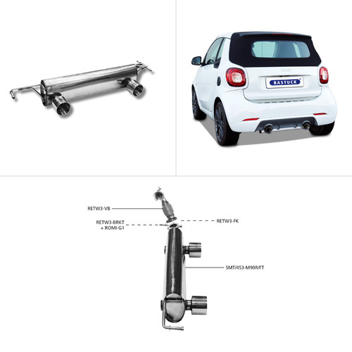 Scarico sportivo bastuck 14 - bastuck, 14+