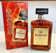 Amaretto di Saronno Originale con scatola di latta cl 70 vol 28% liquore ita