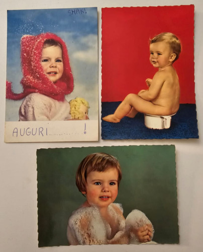 Cartoline bambini anni - (n.3),