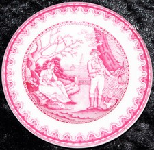 PIATTO SPODE Ø 7,9 CM DELLA SERIE FRANKLIN "PIATTO IN MINIATURA DEL MONDO"