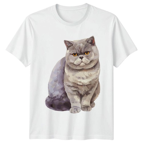 Shirt gatto geometrico - t-shirt,