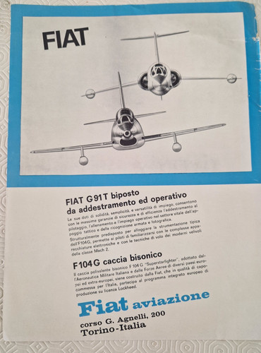 Fiat aviazione torino - fiat, g