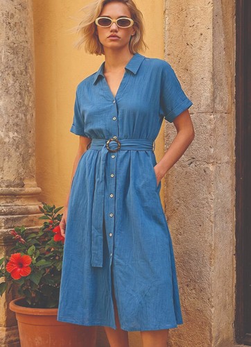Abito camicia romano - , indossato