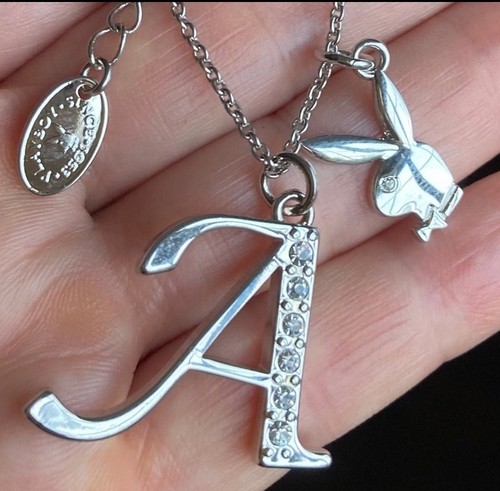 Collana playboy lettera - collana,