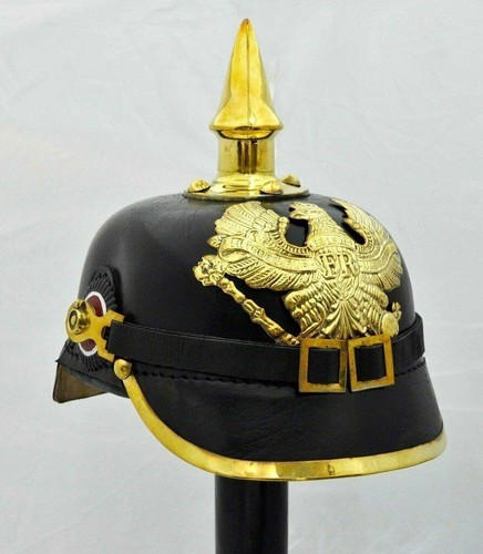 Casco pelle tedesco antico - in,