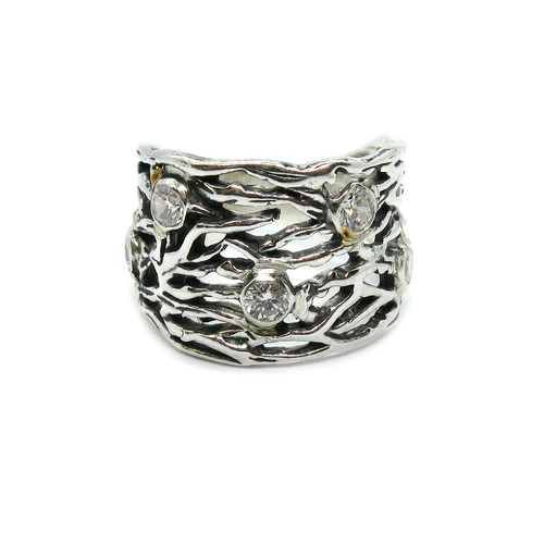 Anello fatto mano argento - fatto,