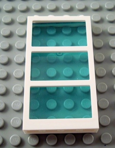 Lego vetro bianco 1x4x6 - lego,