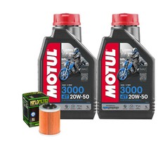 Kit Tagliando Olio Motul 3000 20W50 Per Can-Am 500 Renegade EFI 2008>2015
