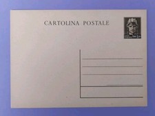 Italia Luogotenenza intero postale 1.20 Lire bruno Turrita anno 1945 non viagg.