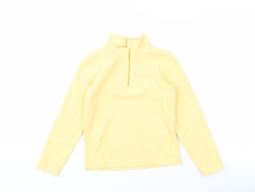 Felpa pile giallo bambina - pile,
