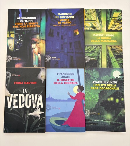 Lotto libri gialli einaudi - libri,