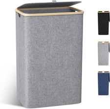 Cesto Portabiancheria Sporca Grande -100L Cesto Biancheria Sporca per Bagno in B