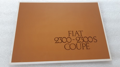 Brochure fiat 2300 s - fiat, /