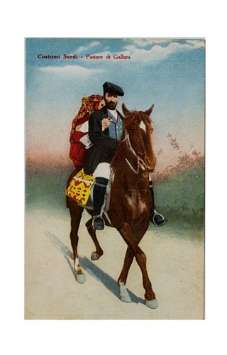 Antica cartolina costumi - antica,