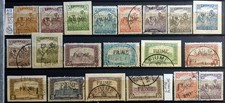 ITALY REGNO OCCUPAZIONI FIUME 1918-1919 COMPLETA USATA – 20 STAMPS U