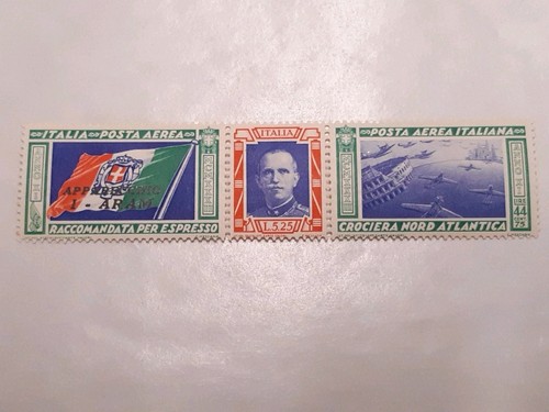 Regno italia trittico 1933 - regno,