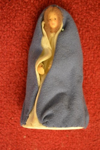 Statuina presepe maria cera - presepe,, maria,