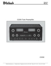 Manuale di istruzioni Operating Instructions per McIntosh C 2200 