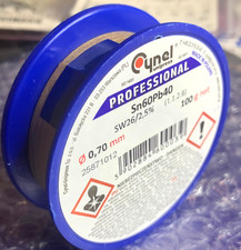 Cynel Rocchetto Bobina STAGNO 0,7mm 100gr Sn60Pb40