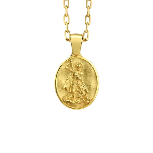 Collana san giorgio argento - san,