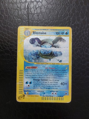 Blastoise holo eng 165 - eng, 4/165