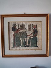 PAPIRO DIPINTO EGIZIO MISURE  54X47