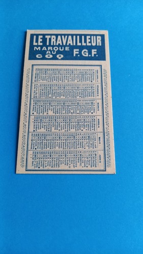 Calendrier poche le - de,