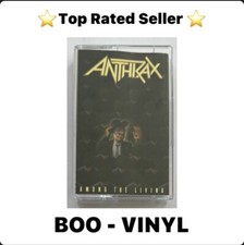 Anthrax - Among The Living Rare Malaysian Issue Cassette Album) Tape Ex / Mint