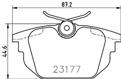 Set pastiglie freno - , chase