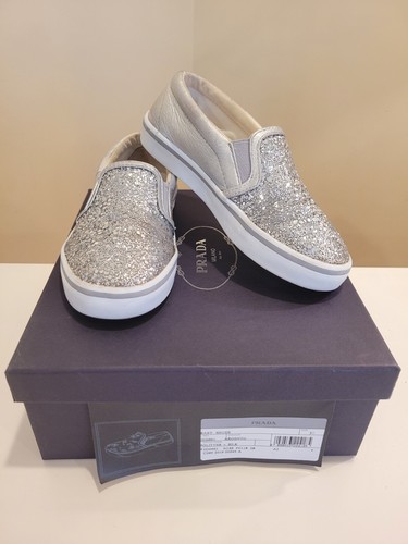 Prada white and silver - , glitter