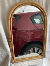 Specchio Di Bamboo Bambù Anni 70